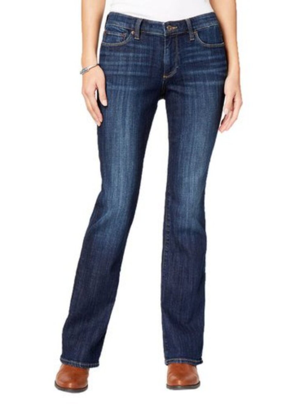Lucky Boot Cut Jeans Mid-Rise Sz 14 Indie Festival Y2K